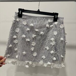 Zara sequin mini skirt